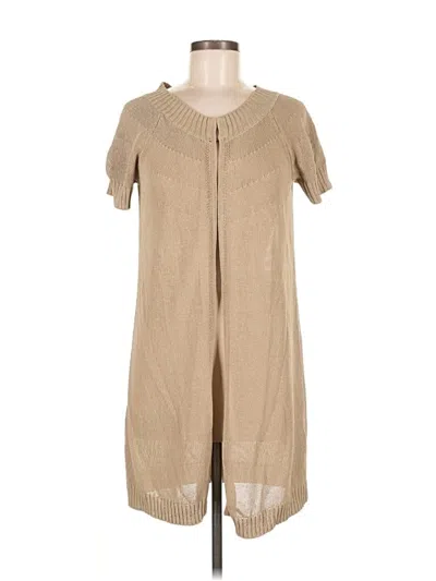 Pre-owned Dana Buchman Cardigan Sweater In Brown