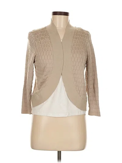 Pre-owned Dana Buchman Cardigan Sweater In Brown