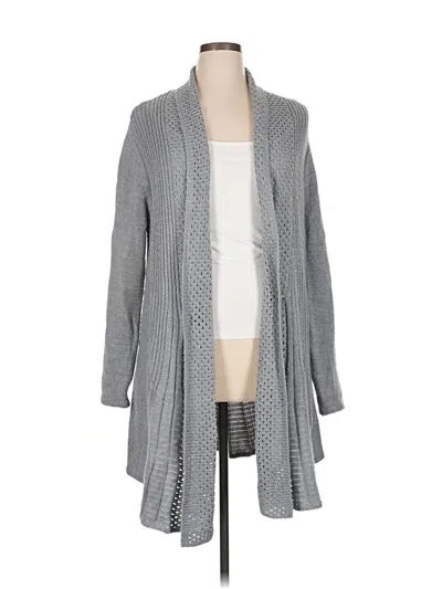 Pre-owned Dana Buchman Cardigan Sweater In Gray