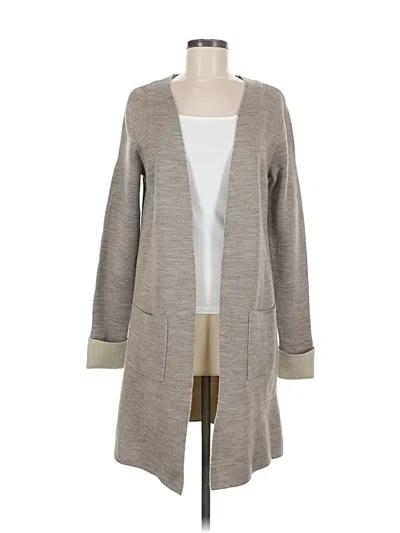 Pre-owned Dana Buchman Cardigan Sweater In Gray