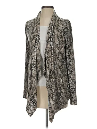 Pre-owned Dana Buchman Cardigan Sweater In Gray