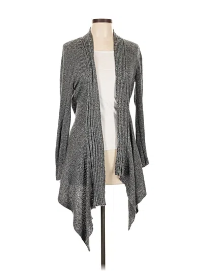 Pre-owned Dana Buchman Cardigan Sweater In Gray