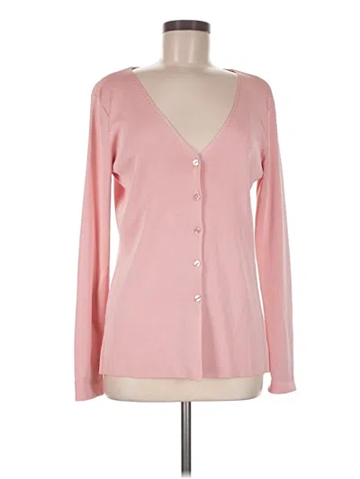 Pre-owned Dana Buchman Cardigan Sweater In Pink