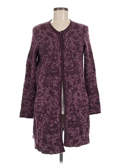Pre-owned Dana Buchman Cardigan Sweater In Purple