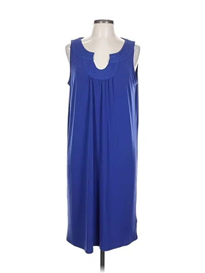 Pre-owned Dana Buchman Casual Dress In Blue