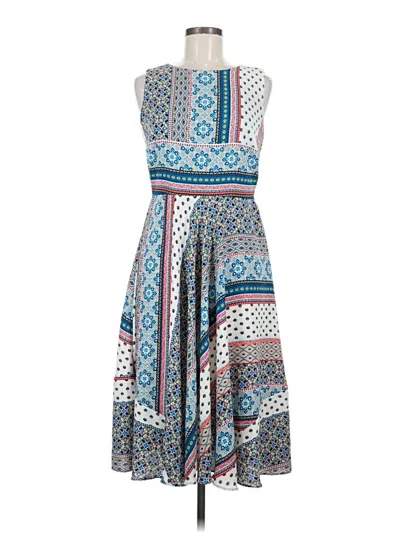 Pre-owned Dana Buchman Casual Dress In Blue