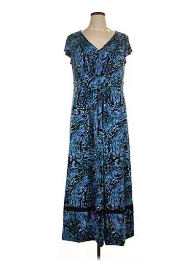 Pre-owned Dana Buchman Casual Dress In Blue