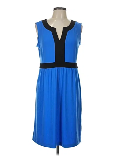 Pre-owned Dana Buchman Casual Dress In Blue