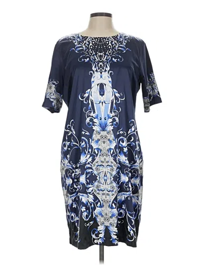 Pre-owned Dana Buchman Casual Dress In Blue