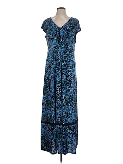 Pre-owned Dana Buchman Casual Dress In Blue