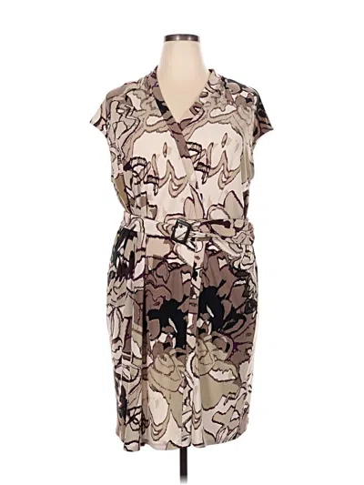 Pre-owned Dana Buchman Casual Dress In Brown