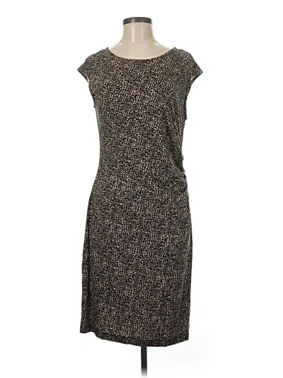 Pre-owned Dana Buchman Casual Dress In Brown