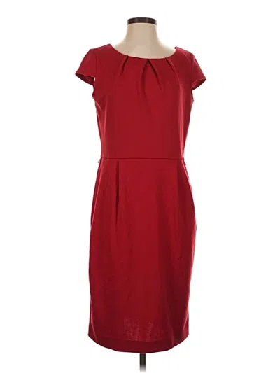 Pre-owned Dana Buchman Casual Dress In Burgundy