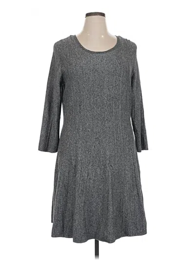 Pre-owned Dana Buchman Casual Dress In Gray