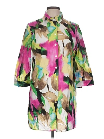 Pre-owned Dana Buchman Casual Dress In Green