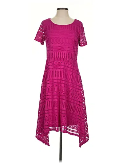 Pre-owned Dana Buchman Casual Dress In Pink