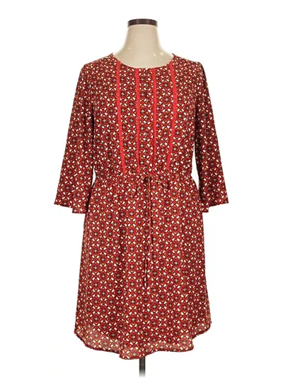 Pre-owned Dana Buchman Casual Dress In Red