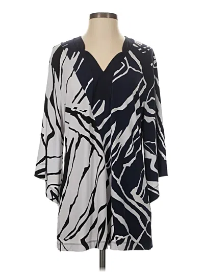 Pre-owned Dana Buchman Casual Dress In Silver