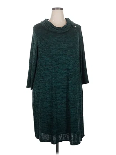 Pre-owned Dana Buchman Casual Dress In Teal