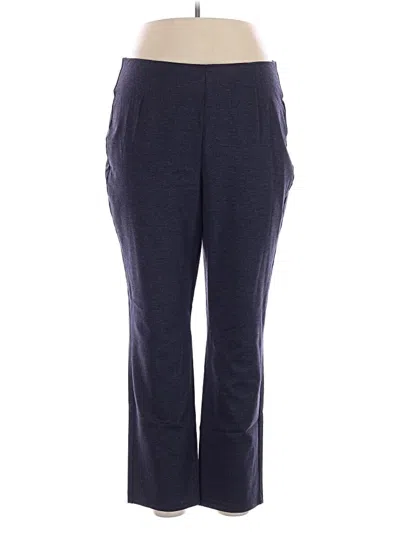 Pre-owned Dana Buchman Casual Pants In Blue