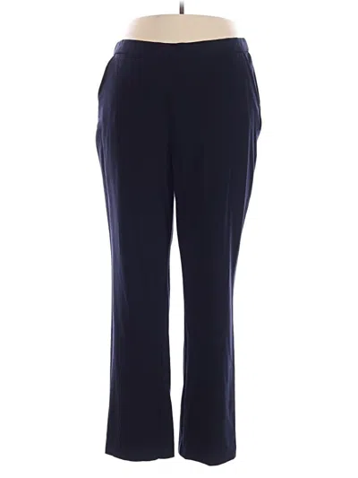 Pre-owned Dana Buchman Casual Pants In Blue
