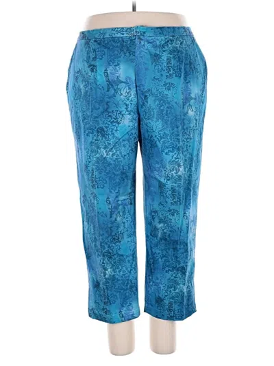 Pre-owned Dana Buchman Casual Pants In Blue