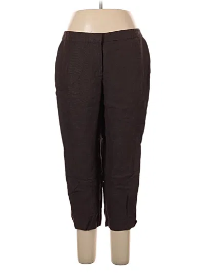 Pre-owned Dana Buchman Casual Pants In Brown