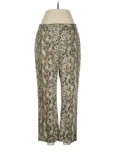 Pre-owned Dana Buchman Casual Pants In Gold