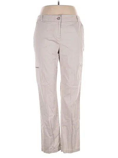 Pre-owned Dana Buchman Casual Pants In Gray