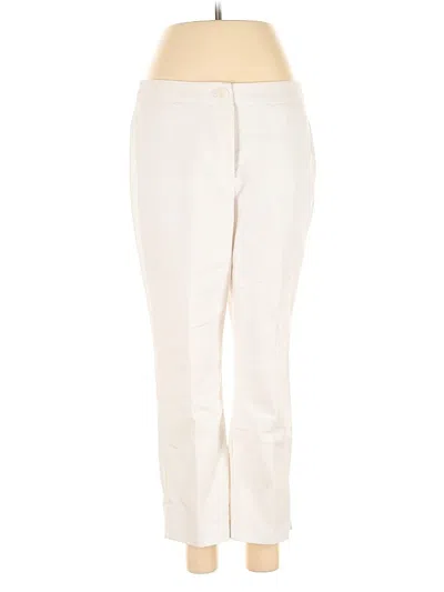 Pre-owned Dana Buchman Casual Pants In Ivory