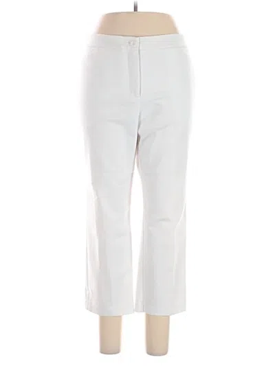Pre-owned Dana Buchman Casual Pants In Ivory