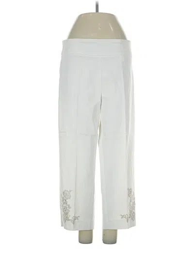 Pre-owned Dana Buchman Casual Pants In Ivory