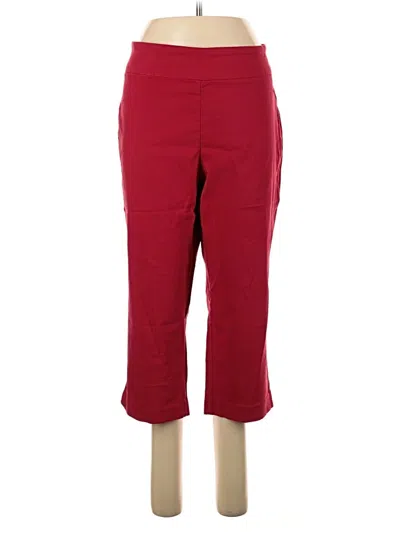 Pre-owned Dana Buchman Casual Pants In Red