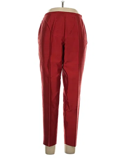 Pre-owned Dana Buchman Casual Pants In Red