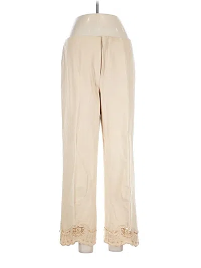 Pre-owned Dana Buchman Casual Pants In Tan