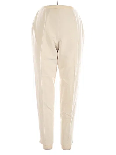Pre-owned Dana Buchman Casual Pants In White
