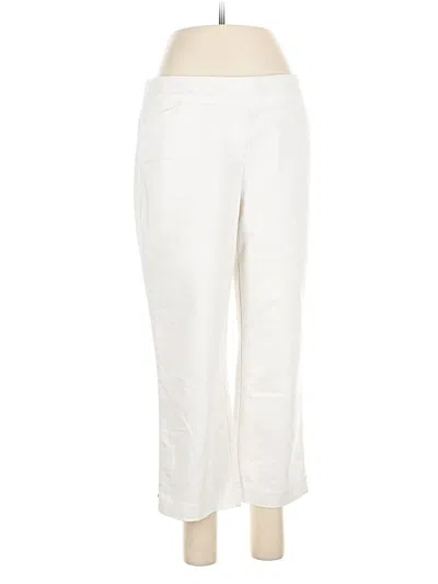 Pre-owned Dana Buchman Casual Pants In White
