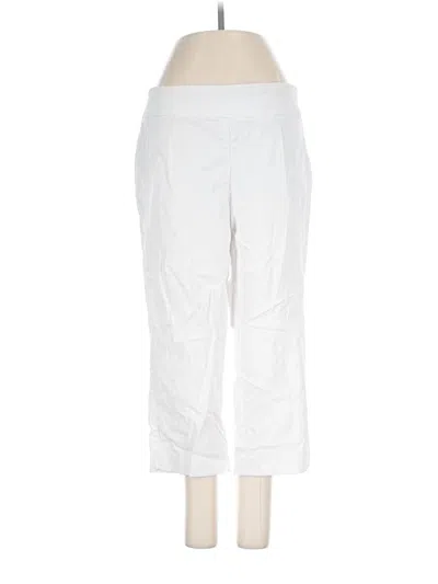 Pre-owned Dana Buchman Casual Pants In White