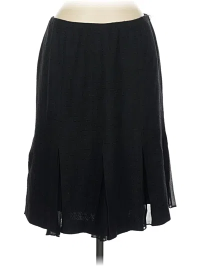 Pre-owned Dana Buchman Casual Skirt In Black
