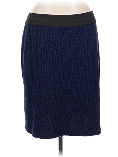 Pre-owned Dana Buchman Casual Skirt In Blue