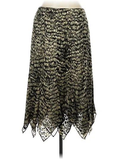 Pre-owned Dana Buchman Casual Skirt In Gold