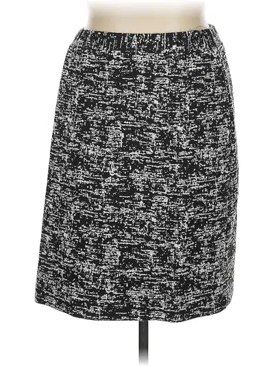 Pre-owned Dana Buchman Casual Skirt In Gray
