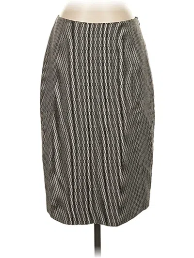 Pre-owned Dana Buchman Casual Skirt In Gray