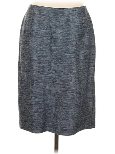 Pre-owned Dana Buchman Casual Skirt In Gray