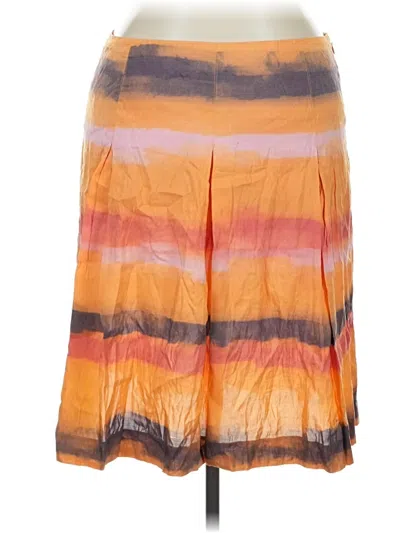 Pre-owned Dana Buchman Casual Skirt In Orange