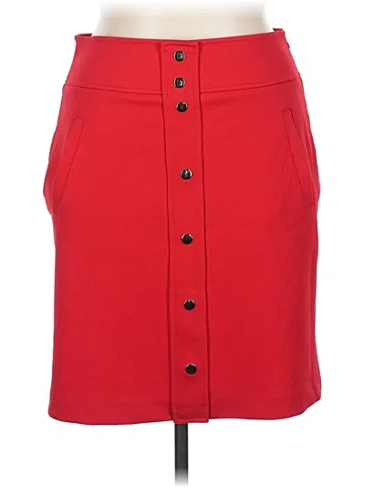 Pre-owned Dana Buchman Casual Skirt In Red