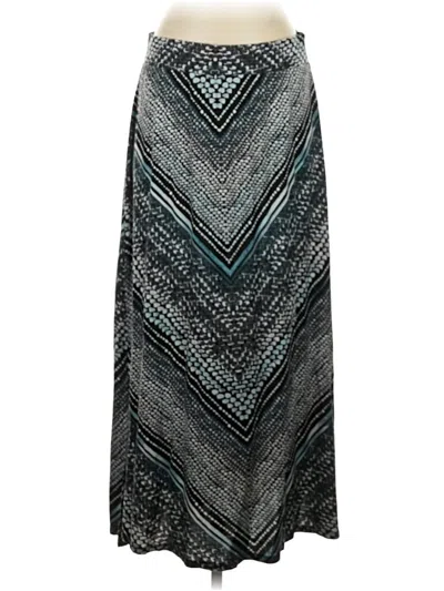 Pre-owned Dana Buchman Casual Skirt In Silver