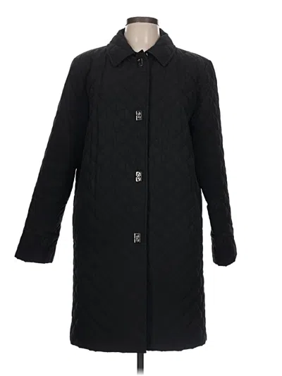 Pre-owned Dana Buchman Coat In Black
