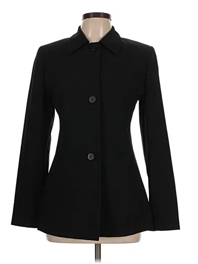 Pre-owned Dana Buchman Coat In Black