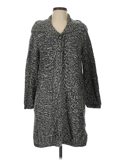 Pre-owned Dana Buchman Coat In Gray